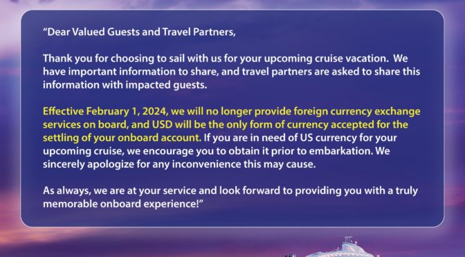 Norwegian Cruise Lines Update!