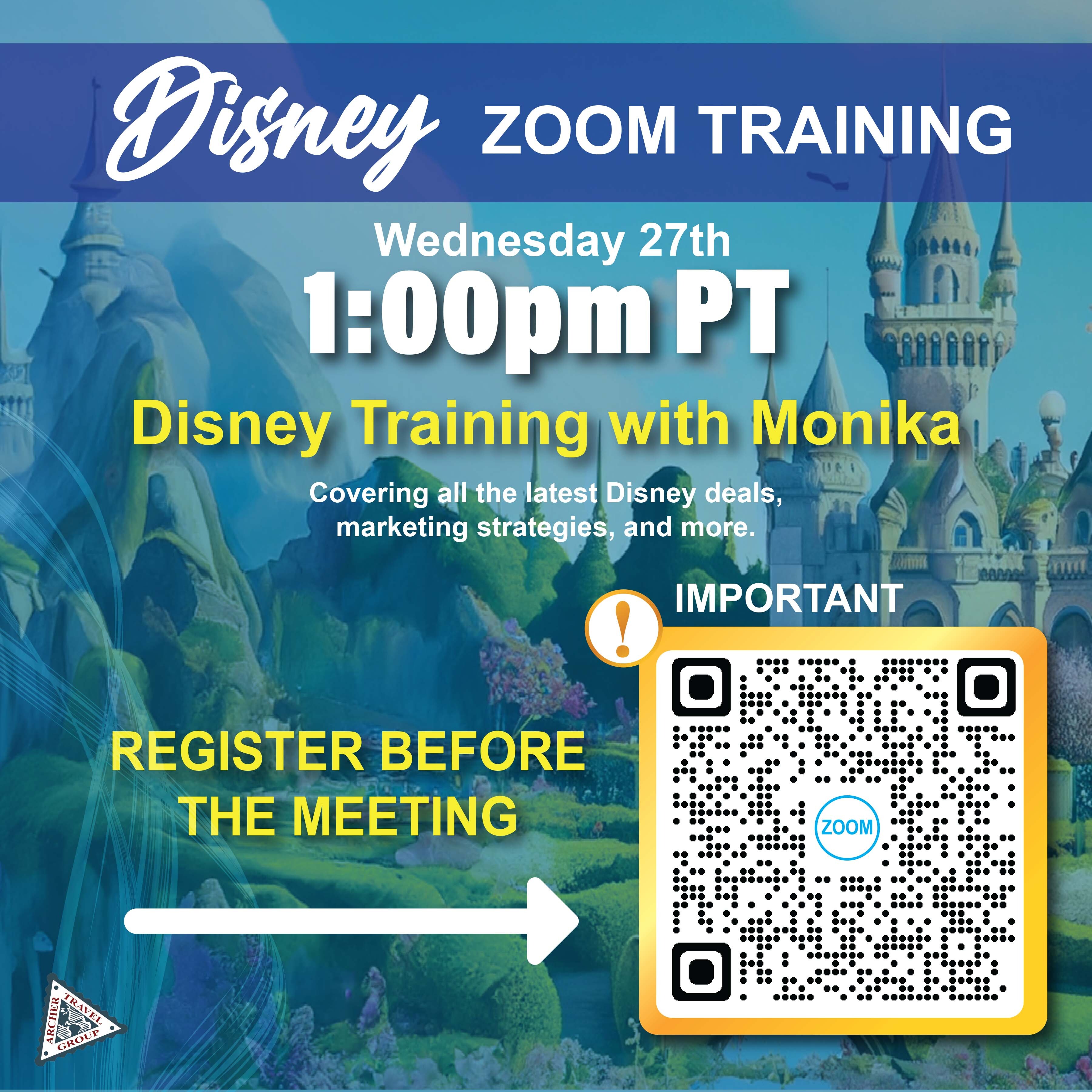 Recording: Disney Training with Monika!