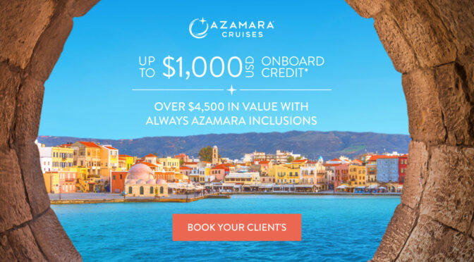 Azamara $1000 Off Deal