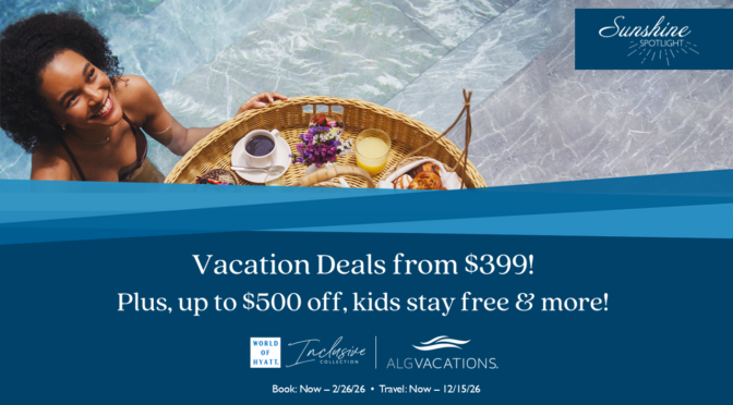 ALG Vacations Deals from $399