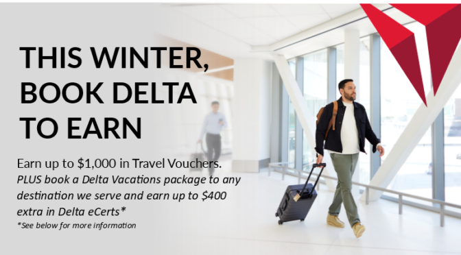 Delta Vacations Winter Booking Incentives